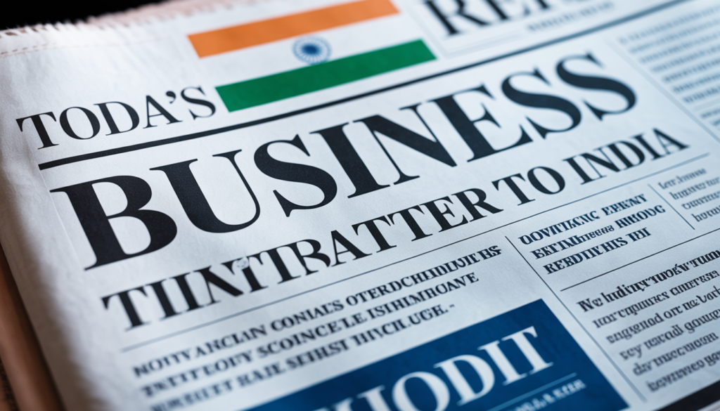 Today’s Business Headlines That Matter to India