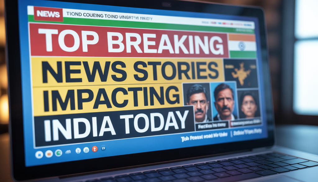 Top Breaking News Stories Impacting India Today