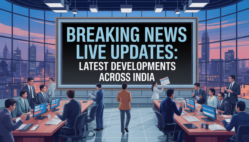 Breaking News Live Updates: Latest Developments Across India