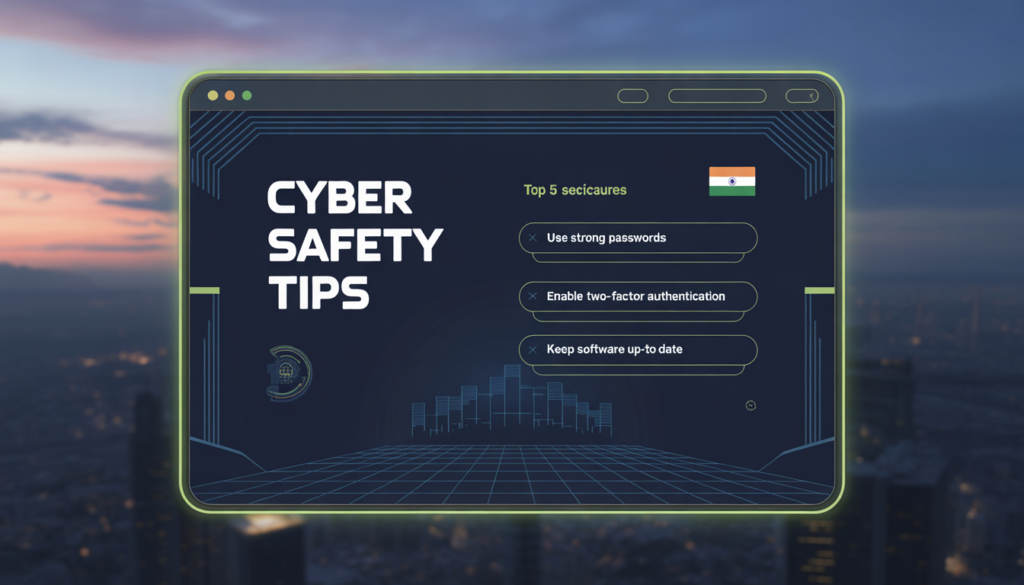 How to Stay Safe Online: Cybersecurity Tips India