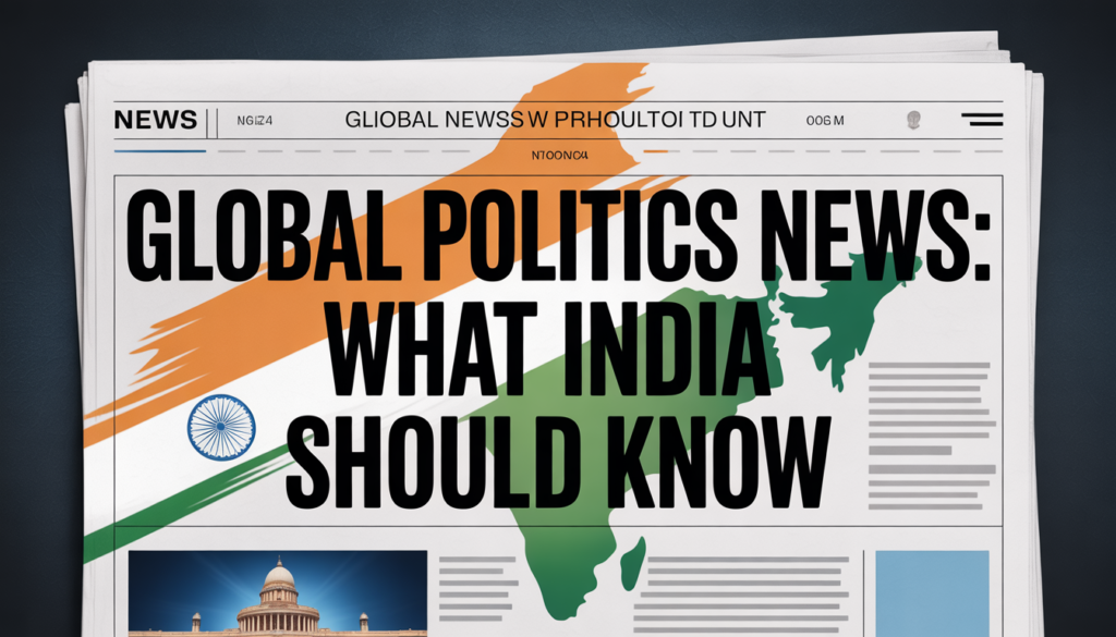Global Politics News: What India Should Know Global Politics News: What India Should Know