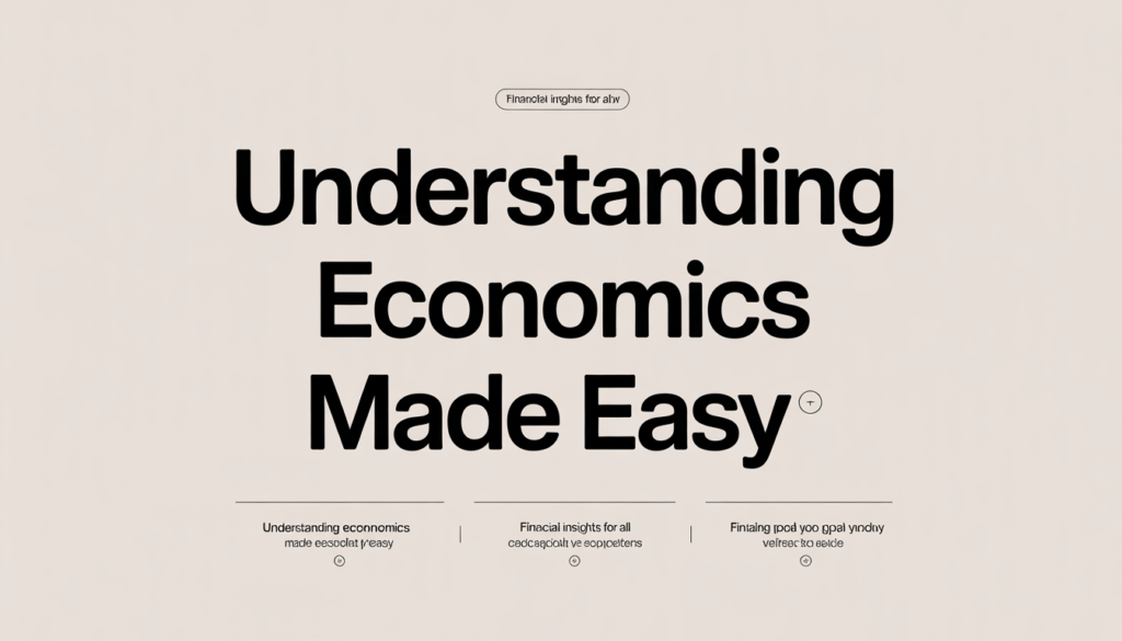 Economic Issues Explained in Simple Language Economic Issues Explained in Simple Language