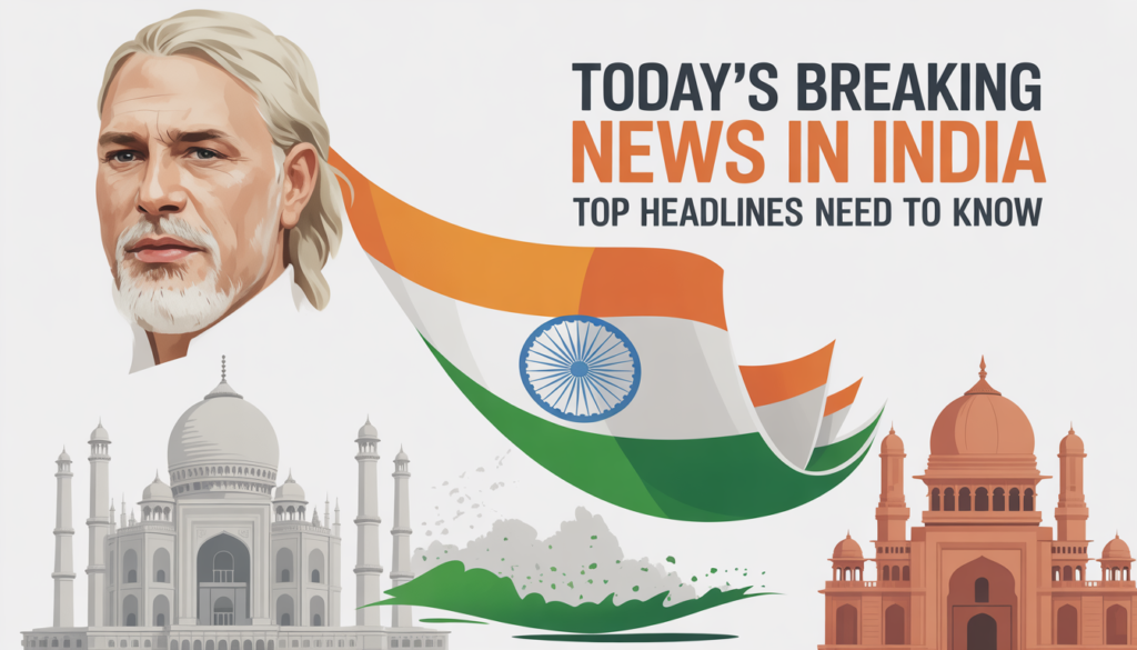 Today’s Breaking News in India: Top Headlines You Need to Know Today’s Breaking News in India: Top Headlines You Need to Know